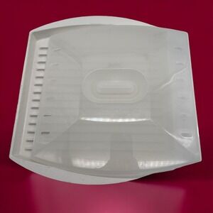 Miracle Ware by Progressive Microwavable Bacon Tray W/ Vented Lid